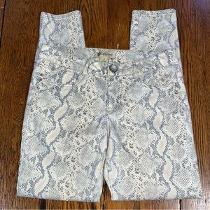 Democracy Justice Jeggings Snake Print Skinny Jeans sz 8